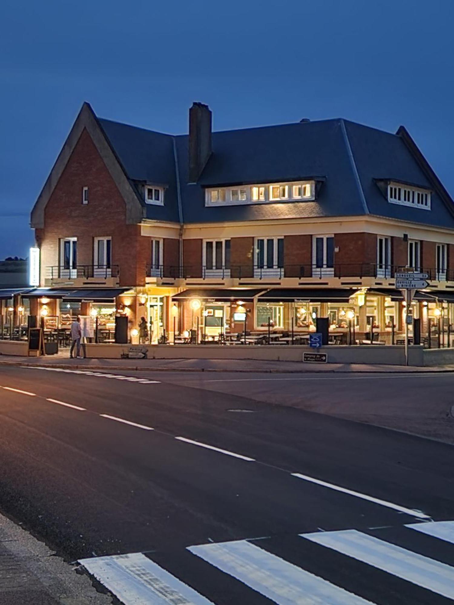 L'Huitriere Hotel Quiberville Eksteriør billede