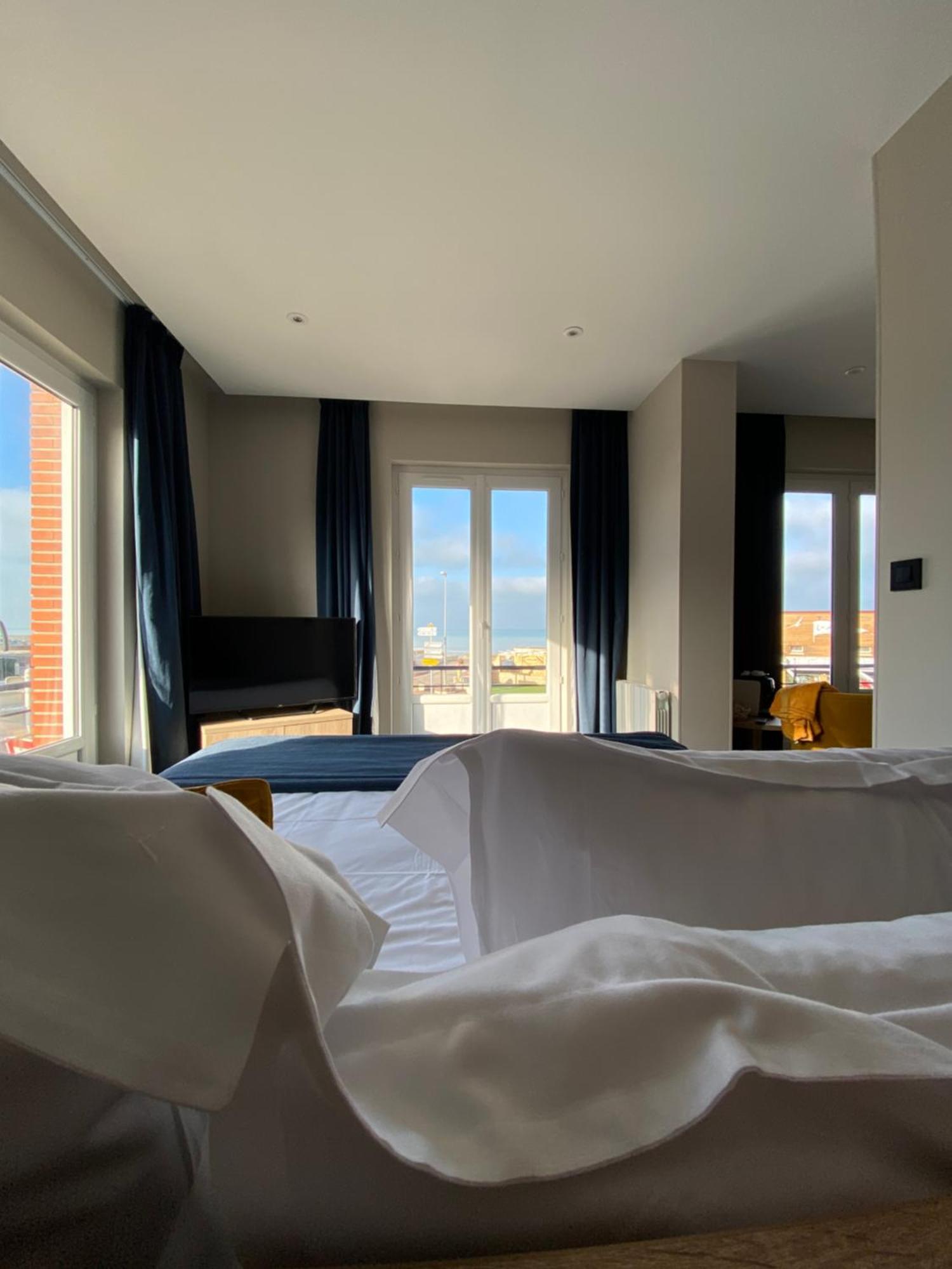 L'Huitriere Hotel Quiberville Eksteriør billede