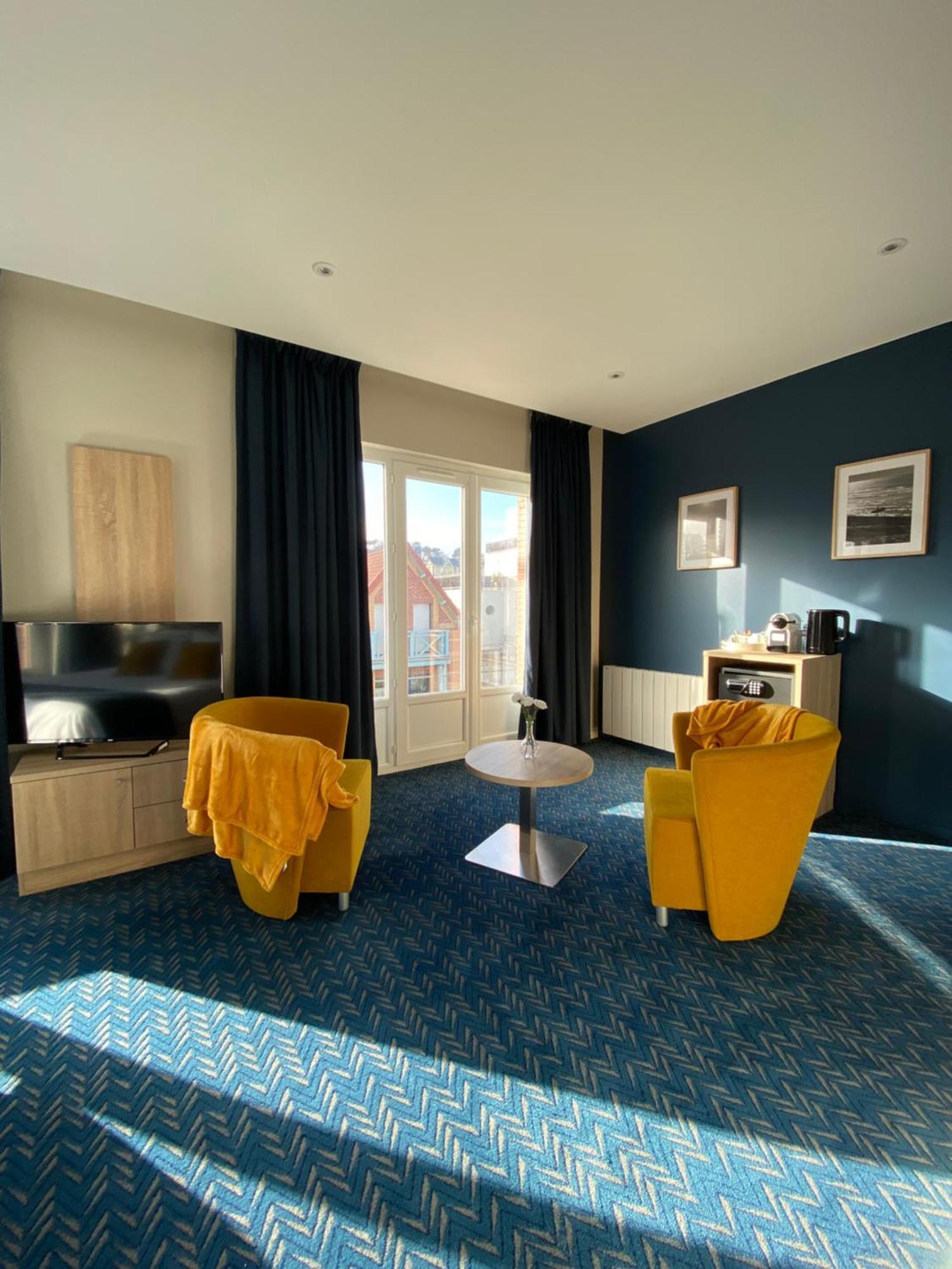 L'Huitriere Hotel Quiberville Eksteriør billede